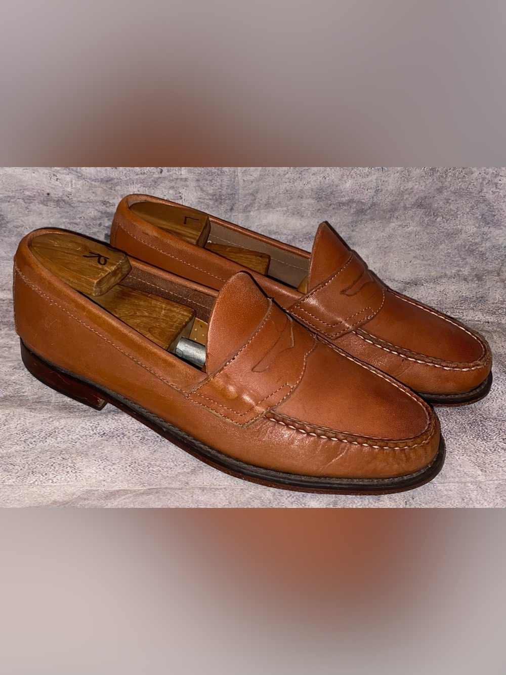 Vintage GH Bass Weejuns Classic FS Penny Loafers Shoes Beef Roll Casual Office 9